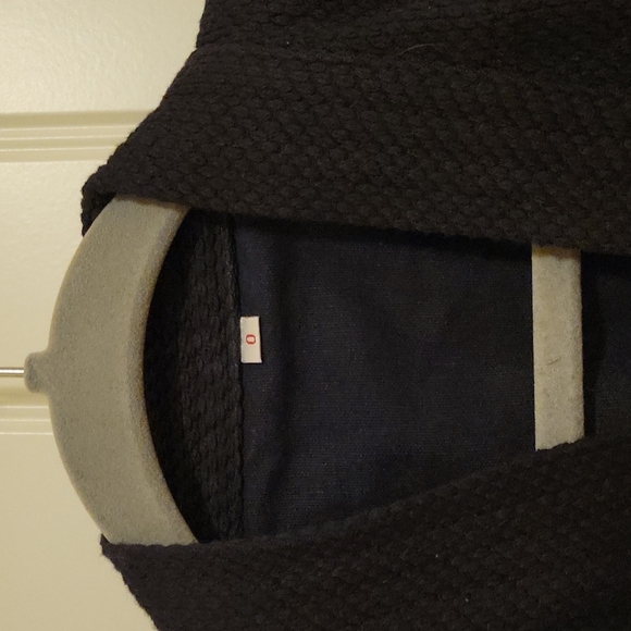 Black Oversized Open Cardigan - Picture 2 of 3